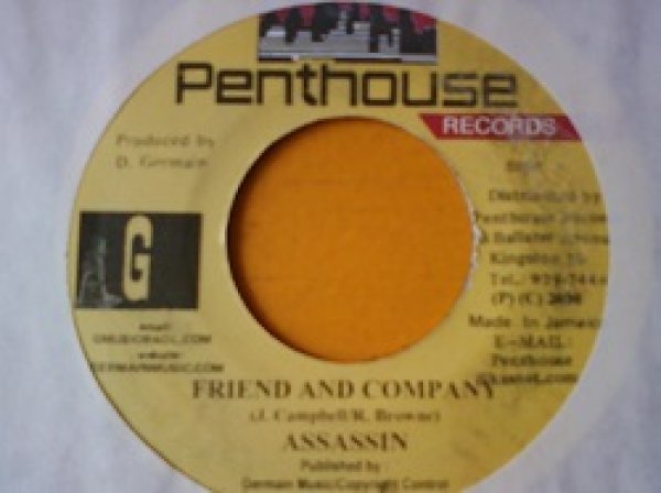 画像1: レゲエ Assassin / Friend And Company 7インチです。 (1)