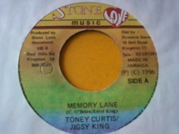 画像1: レゲエ Tony Curtis / Memory Lane 7インチ新品です。 (1)