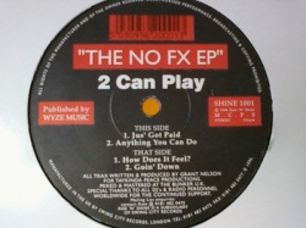 画像1: ハウス 2 Can Play / The No FX EP 12インチです。 (1)