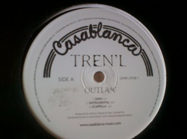 画像1: R&B Tren'l / Outlaw 12インチです。 (1)