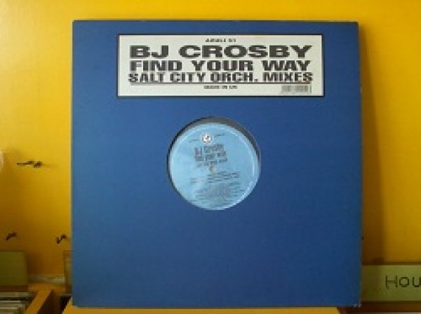 画像1: ハウス BJ Crosby / Find Your Way 12インチ新品です。 (1)
