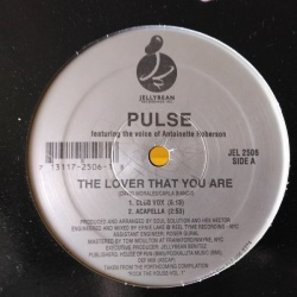 画像1: ハウス Pulse / The Lover That You Are 12インチです。 (1)