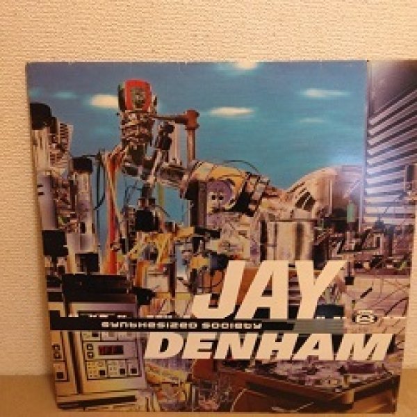 画像1: テクノ Jay Denham / Synthesized Society 2枚組LPです。 (1)