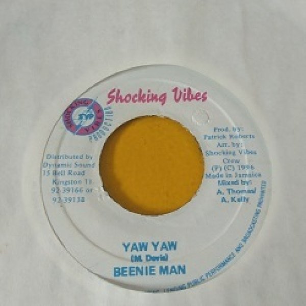 画像1: レゲエ Beenie Man / Yaw Yaw 7インチです。 (1)