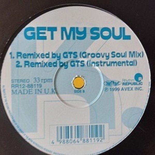 画像1: 邦 K. / Get My Soul (Remixed By GTS) 12インチです。 (1)