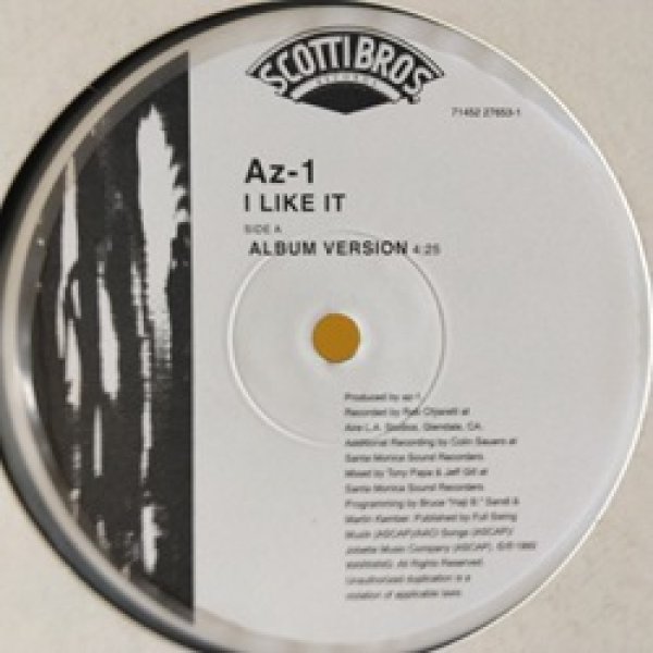 画像1: R&B Az-1 / I Like It 12インチです。 (1)