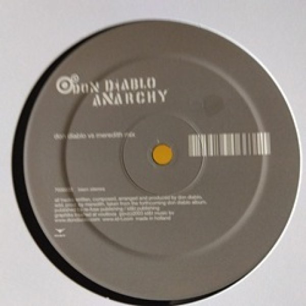 画像1: テクノ Don Diablo / Anarchy 12インチです。 (1)