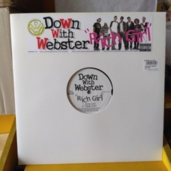 画像1: HipHop Down With Webster / Rich Girl 12インチ新品です。 (1)