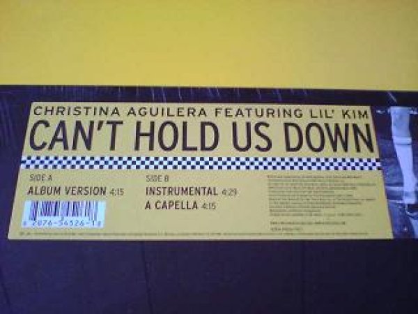 画像1: R&B Christina Aguilera / Can't Hold Us Down 12インチ新品です。 (1)